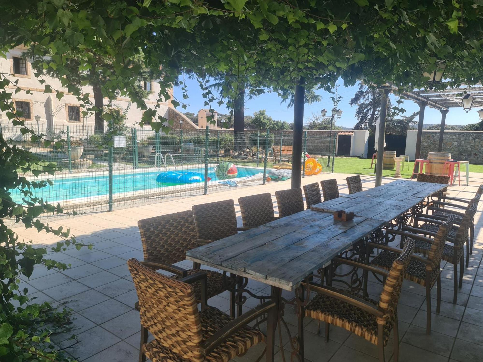Casa Rural Palacio Conde De Aldana Con Piscina Entre Encinares Y Dehesas Terradillos Dış mekan fotoğraf